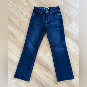 Women's Blue Straight Leg Jeans
